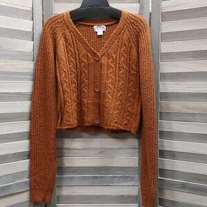 Cable Knit Cardigan | Colorful Planet | Large (14)